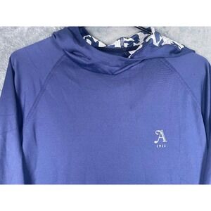 Straight Down Ansley Golf Club Atlanta Mens Large Hoodie Navy Blue Camo Hood